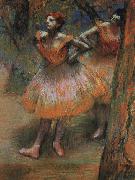 Edgar Degas Two Dancers_j China oil painting reproduction